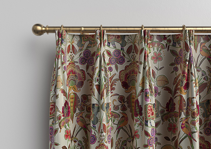 Bangalore Faux Silk, Maroon - Made to Measure Curtain - Image 11